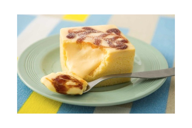 【トレンド】四角いプリンのケーキ　ローソン 画像