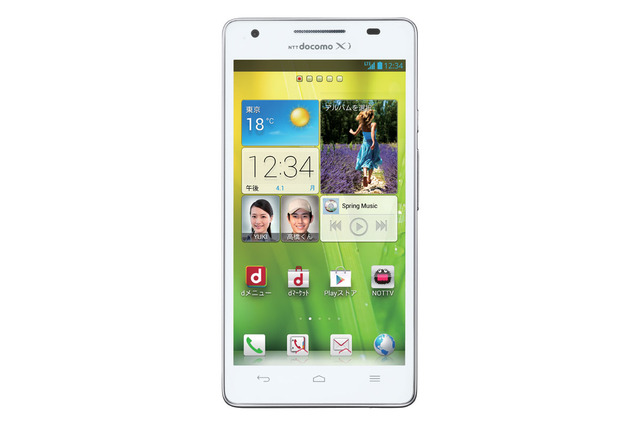 NTTドコモ、最大112.5Mbps対応「Ascend D2 HW-03E」を5月8日にドコモオンラインショップで発売……店頭では21日から 画像