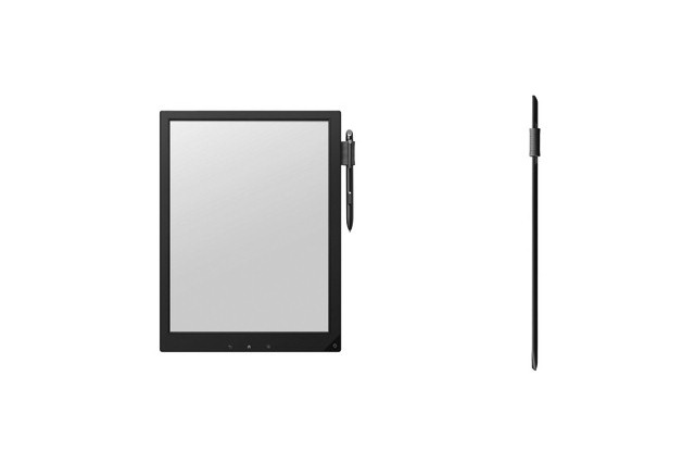 ソニー、13.3型のモノクロ「デジタルペーパー」端末を開発……早大などで実証実験も実施 画像