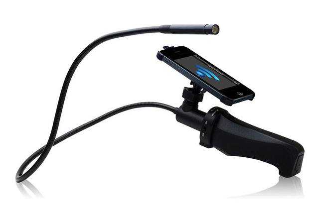 iPhoneでグネグネ！ 防水・防塵ワイヤレスカメラ 画像