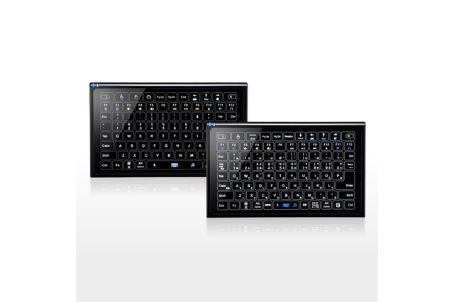 タッチセンサー採用のBluetoothキーボード……タッチパッド機能も搭載 画像