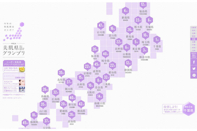 今年も日本一の「美肌県」が決まる！ 画像