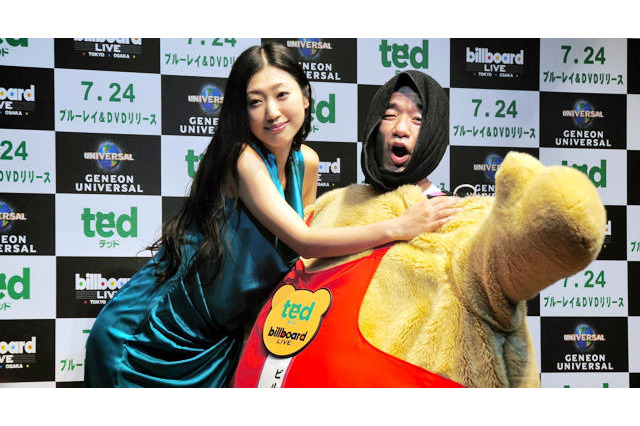 壇蜜にセクハラ連発のテッド、着ぐるみの中は猫ひろし……ふなっしー乱入 画像