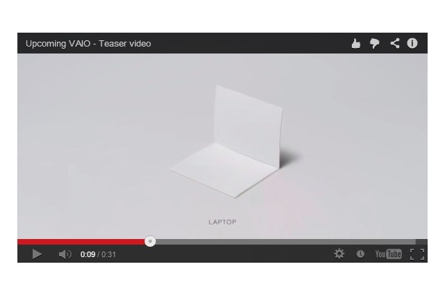 新型「VAIO」は新機構搭載? ソニーがユニークなティザー広告を公開 画像
