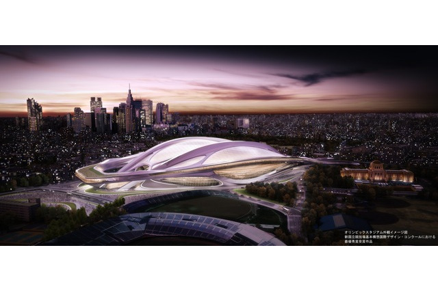 オリンピック東京開催決定で人文字 9月8日 画像
