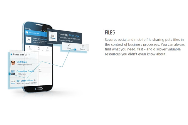 セールスフォース、企業向けファイル共有システム「Salesforce Files」発表 画像