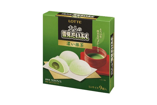 “抹茶生チョコ入り”大人の雪見だいふく、本日発売 画像