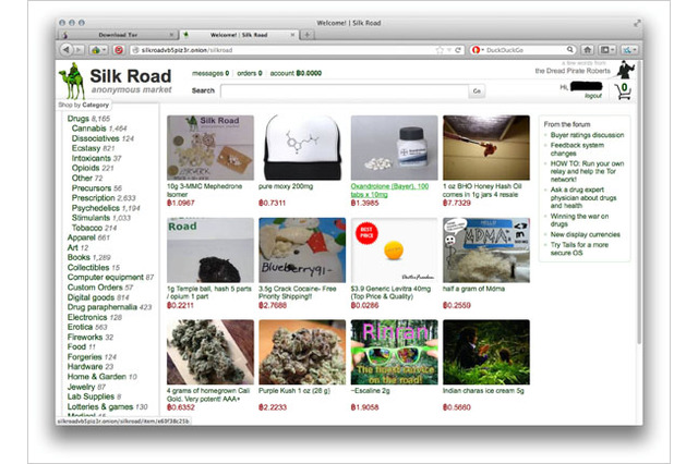 FBI、闇市場Webサイト「Silk Road」を閉鎖……麻薬取り引き・委託殺人で、管理人逮捕 画像