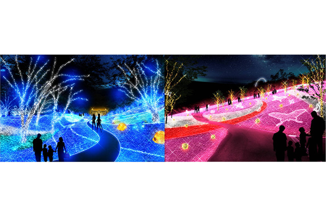 さがみ湖イルミネーションイベント、演出一新 プロジェクションマッピングも 画像