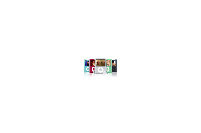 アップル、ビデオ再生機能を搭載した新デザインの第3世代iPod nano 画像