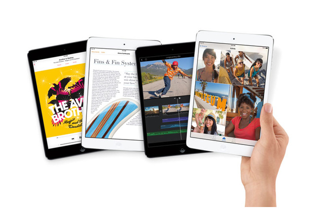 「iPad mini Retina」Wi-Fi+Cellular版は14日から発売……au、ソフトバンク店頭で 画像