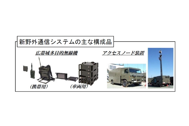 NEC、陸上自衛隊向けに「野外通信システム」を納入……ソフトウェア無線技術を活用 画像