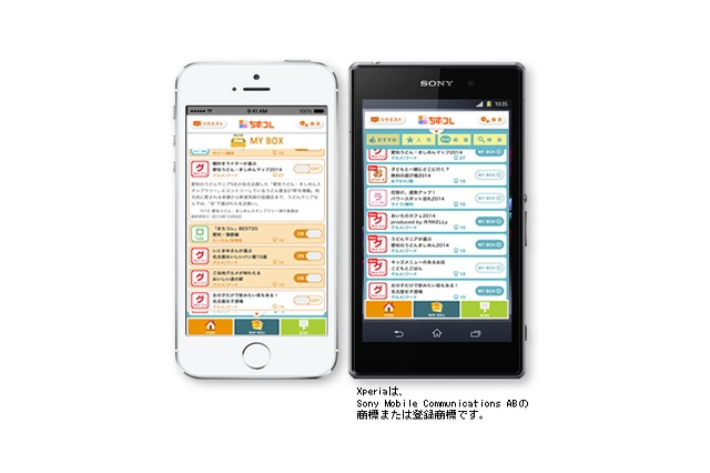 CTC、地図情報配信アプリ「ちずコレ」公開……テーマごとに地図を配信 画像