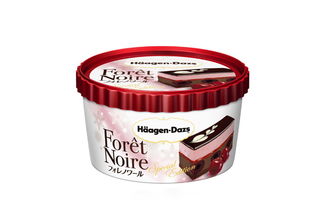 ハーゲンダッツ、ラテアート風デザインも楽しめる『フォレノワール』発売 画像