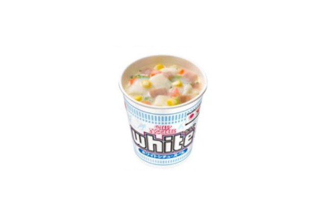 ソチオリンピック日本代表応援カップ麺 雪景色をイメージ 画像