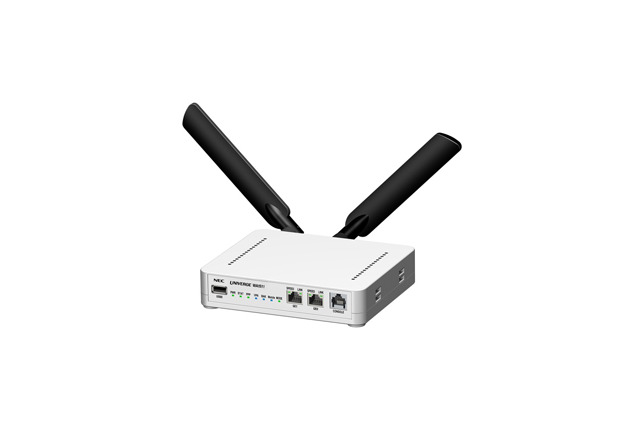 NEC、LTE内蔵の企業向けVPNルータ新製品を発売 画像