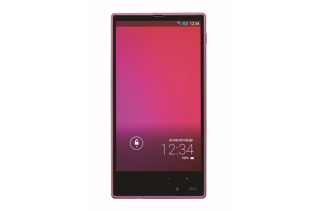 【au2014年春モデル】狭額縁設計でコンパクトな4.5インチ「AQUOS PHONE SERIE mini SHL24」……フルHDのIGZO搭載 画像