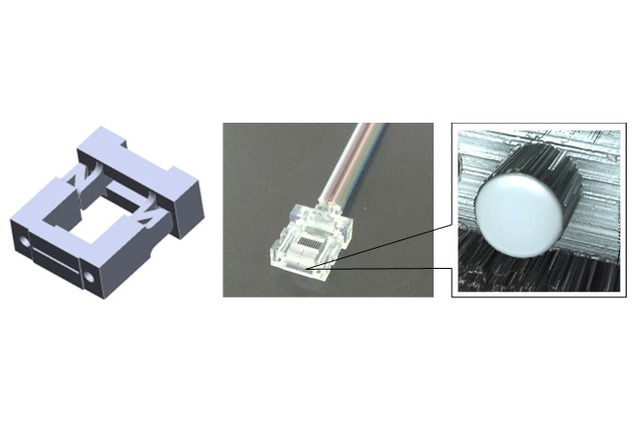 富士通研と古河電工、低価格・簡易構造の光コネクターを開発 画像