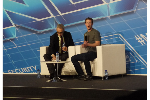 【MWC 2014 Vol.45】FacebookのザッカーバーグCEOが初登場!「WhatsApp」買収やインターネットの未来について語る 画像