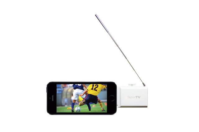 iPhoneでテレビ！ 国内初Lightningコネクター対応のフルセグチューナー 画像