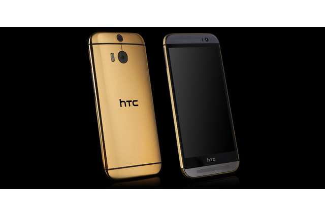「HTC One(M8)」24金モデルが発売……価格は2,560ドル 画像