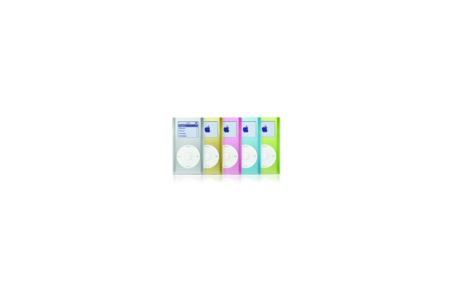 「iPod mini」の米国外での販売は7/24から。日本での価格は28,140円 画像