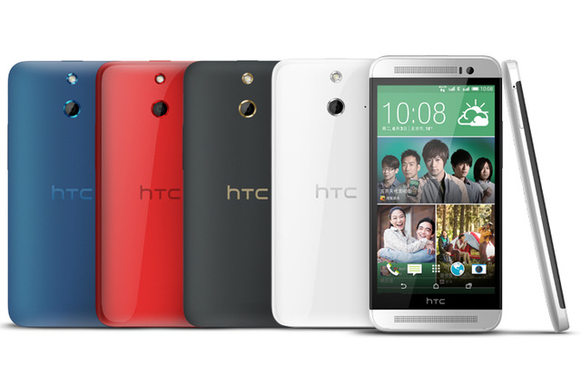 HTC、「HTC One(M8)」の姉妹モデル「HTC One(E8)」発表……プラスチック素材の筐体採用 画像