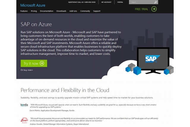 SAPジャパンと日本MS、クラウド分野で協業……「SAP on Azure」を正式サポート 画像