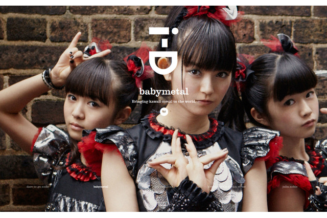 BABYMETAL、海外での注目高まる……英ファッション誌のトップページ飾る 画像