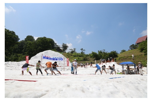 真夏でもヒンヤリ涼しい！　新潟県で雪あそびイベントが続々開催中 画像