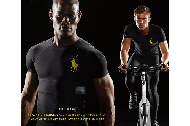 ラルフローレン、センサー内蔵の“スマートTシャツ”をテニス全米オープンで披露 画像
