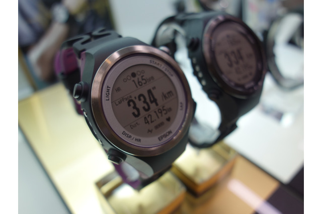 エプソン、ランナー向け脈拍センサー搭載「Wristable GPS」新製品 画像