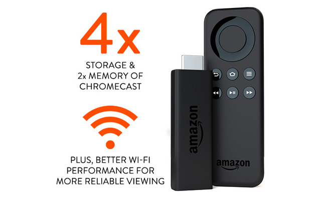 Amazon、TVに装着するスティック型端末「Fire TV Stick」 画像