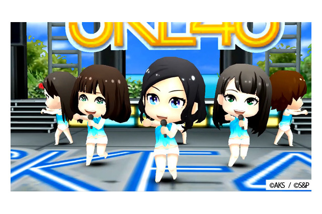 SKE48、劇場公演中に“公式音ゲー”を発表！ 好きなメンバーをセンターに 画像