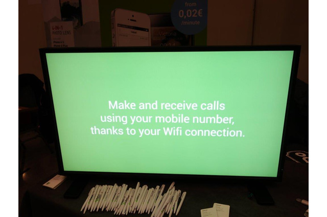 【MWC 2015 Vol.27】脆弱ネットワーク下でも着信可能!仏Orange提供の通話アプリ「Libon」 画像