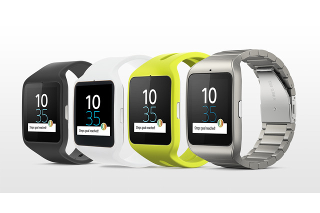 ソニー「SmartWatch 3」にメタルバンドモデル登場、4月10日に発売 画像