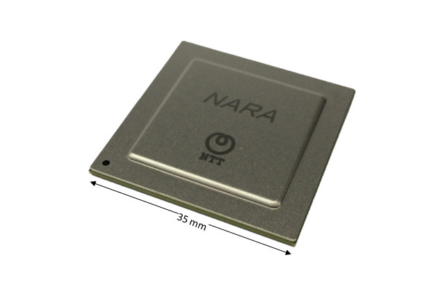 NTT、4K/8K対応の高圧縮「HEVCリアルタイムエンコーダチップ」を開発 画像