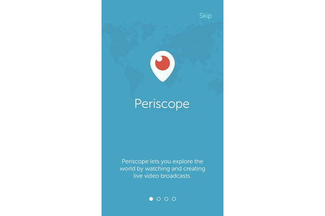 Twitterがライブ配信アプリ「Periscope」を公開……ワンボタンで即配信開始 画像
