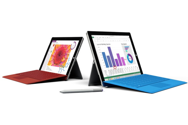 マイクロソフト、Surfaceの新モデル「Surface 3」発表……5月発売&449ドルから 画像
