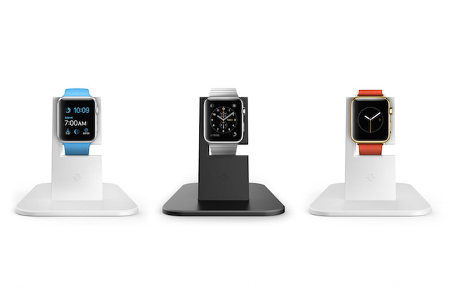 見やすい高さに設置!Apple Watch用充電スタンドが5月中旬に発売 画像