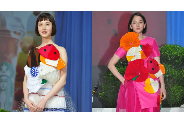 水原希子の妹・佑果&満島ひかりの妹・みなみ、スタバ新作発表会で競演 画像
