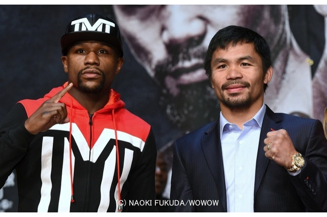 6階級制覇パッキャオ vs 47戦無敗メイウェザー　WOWOWが生中継 画像