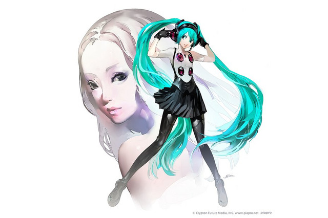 安室奈美恵、初音ミクとコラボ……イラストが公開 画像