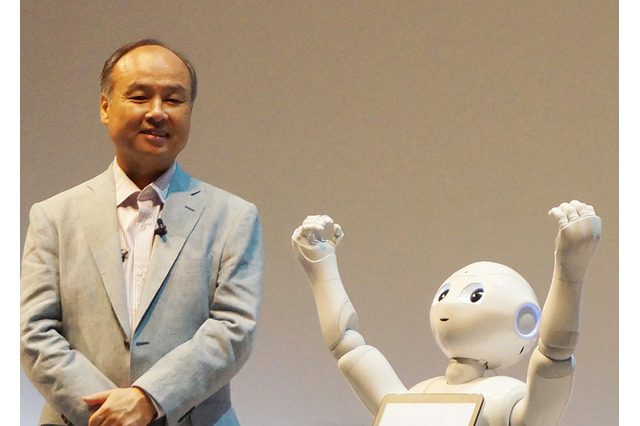 ソフトバンク・孫氏が語る「ロボットが人を幸せにする情報革命」……ペッパーも10月から派遣社員に! 画像