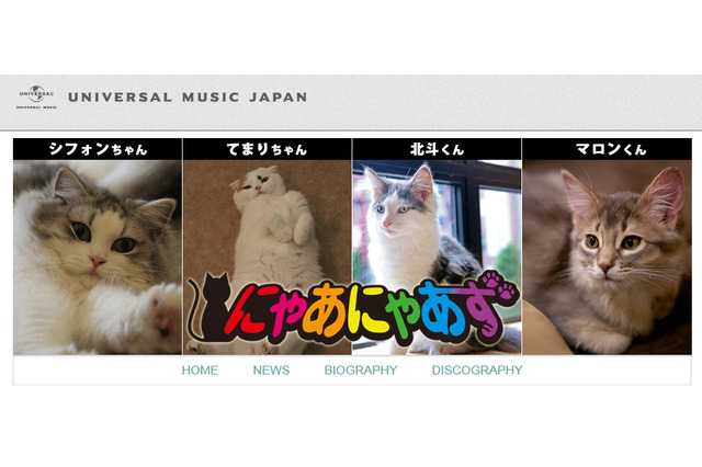 あなたの愛猫が歌手デビュー!? 猫の音楽ユニット・にゃあにゃあずが始動 画像