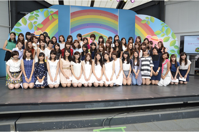 主要大学のミスキャンパスら総勢100人が勢揃い！　CM動画コンテストで学習院大1位に 画像