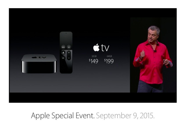 【速報】タッチ操作&Siriで検索できる新型「Apple TV」発表 画像
