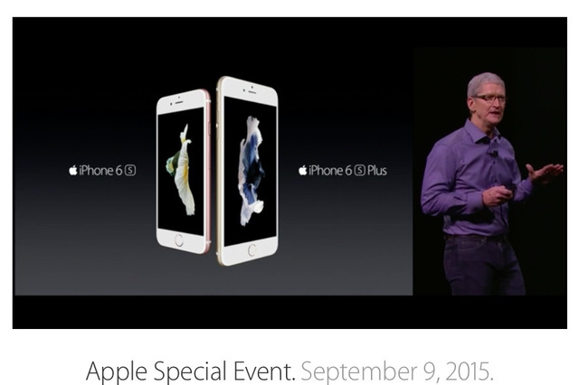 【速報】3D Touch搭載の「iPhone 6s/6s Plus」、12日予約開始&25日発売! 画像