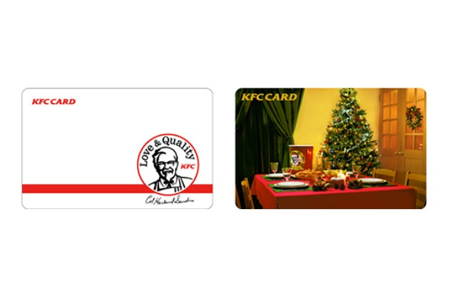 ケンタッキーフライドチキン、電子マネー式プリペイドカード「KFC CARD」開始 画像