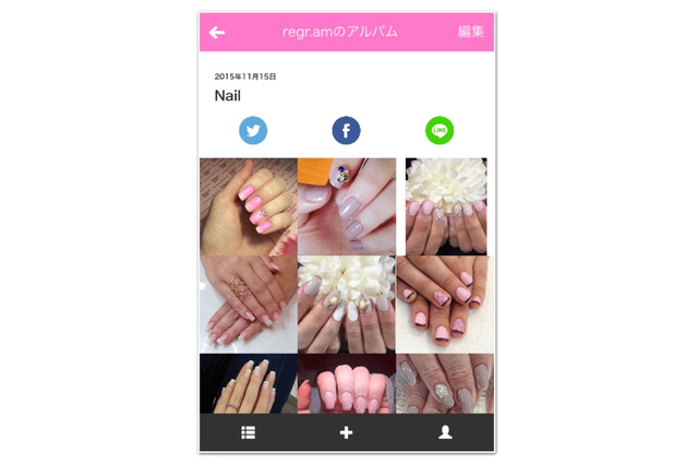 Instagramから気に入った写真や動画を集められるサービス「regram」 画像